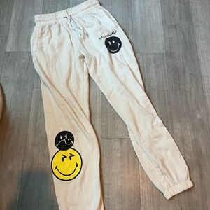Kids White Joggers